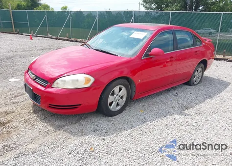 2009 Chevrolet Impala Lt из США, поврежденный, VIN 2G1WT57K791207968